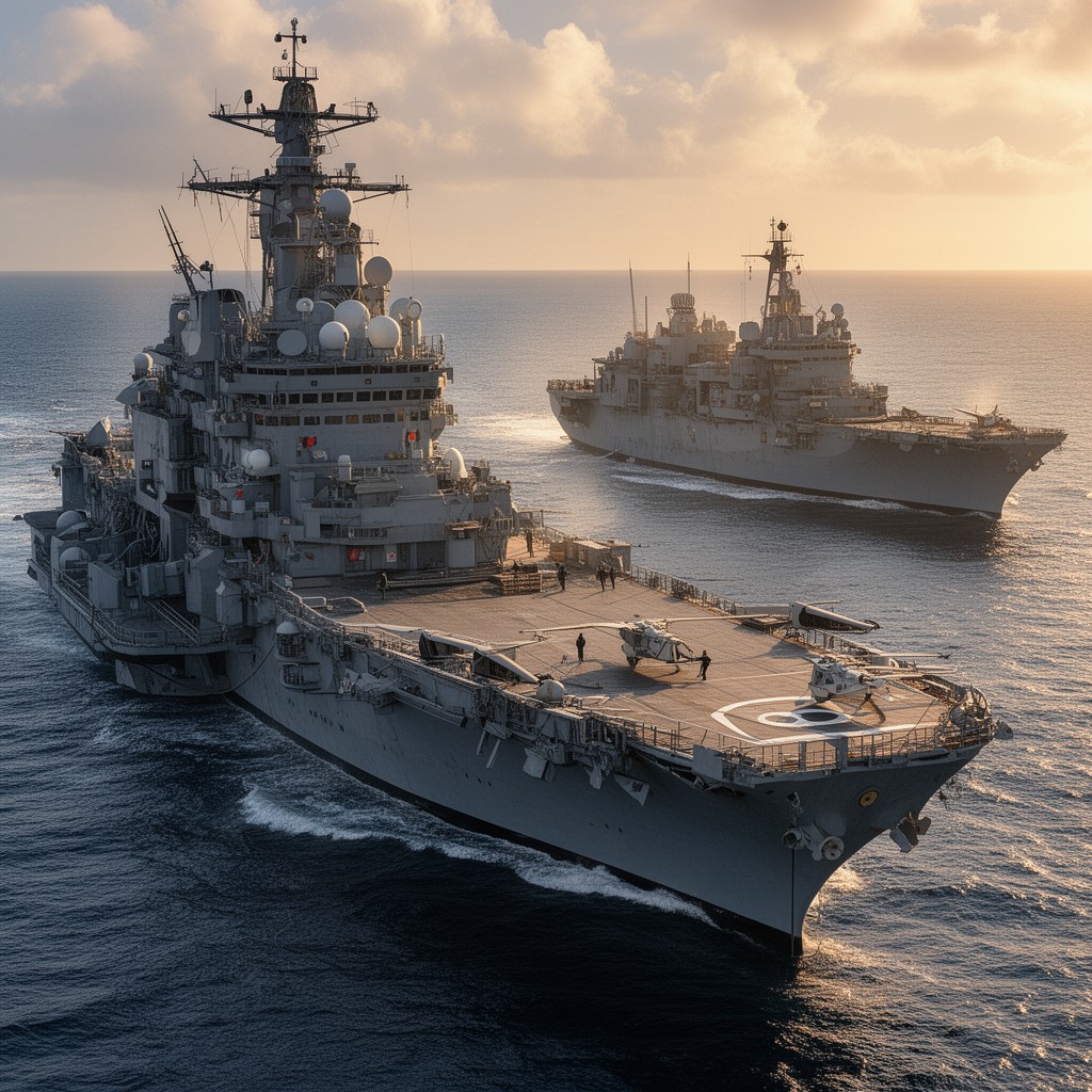 AI-generated illustration of Mediterranean Fleet