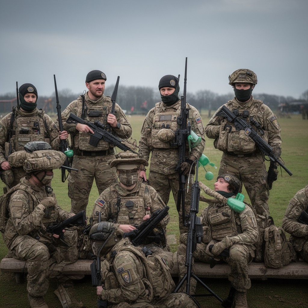 AI-generated illustration of Special Forces Support Group