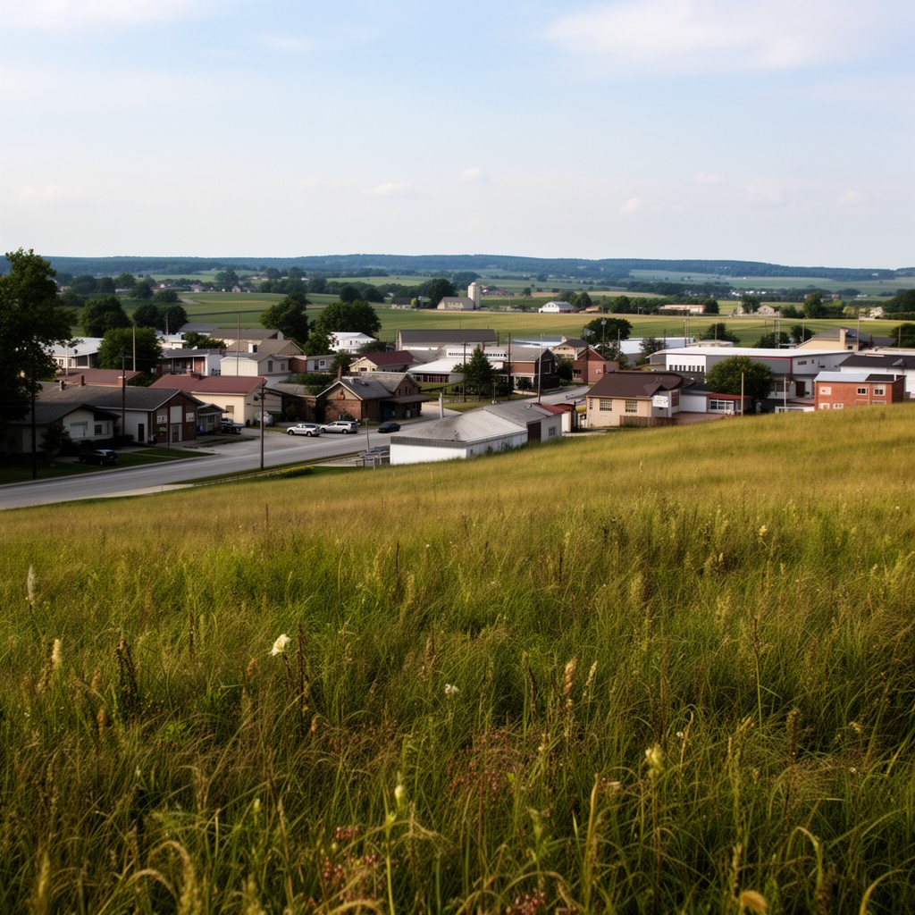 AI-generated illustration of Chickasaw County, Iowa