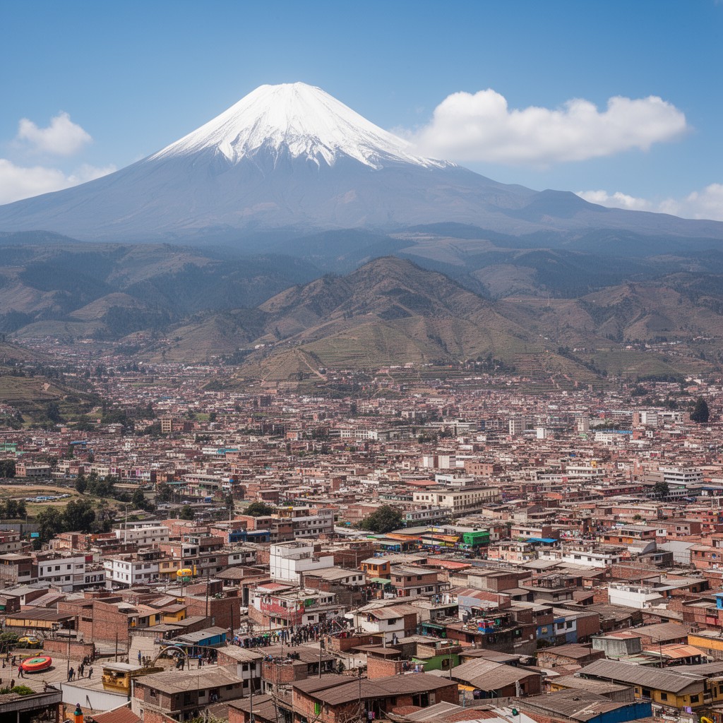 AI-generated illustration of Riobamba