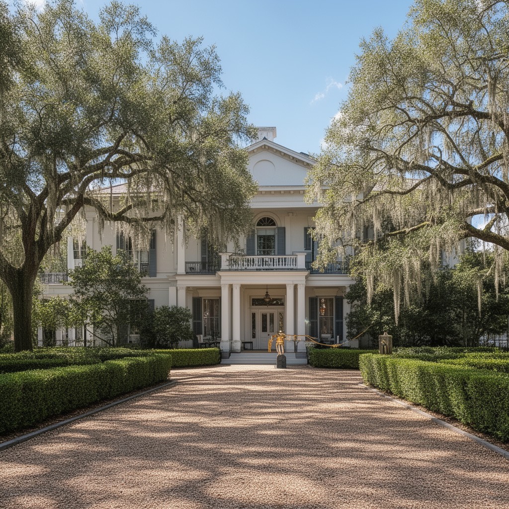 AI-generated illustration of Florida Governor's Mansion