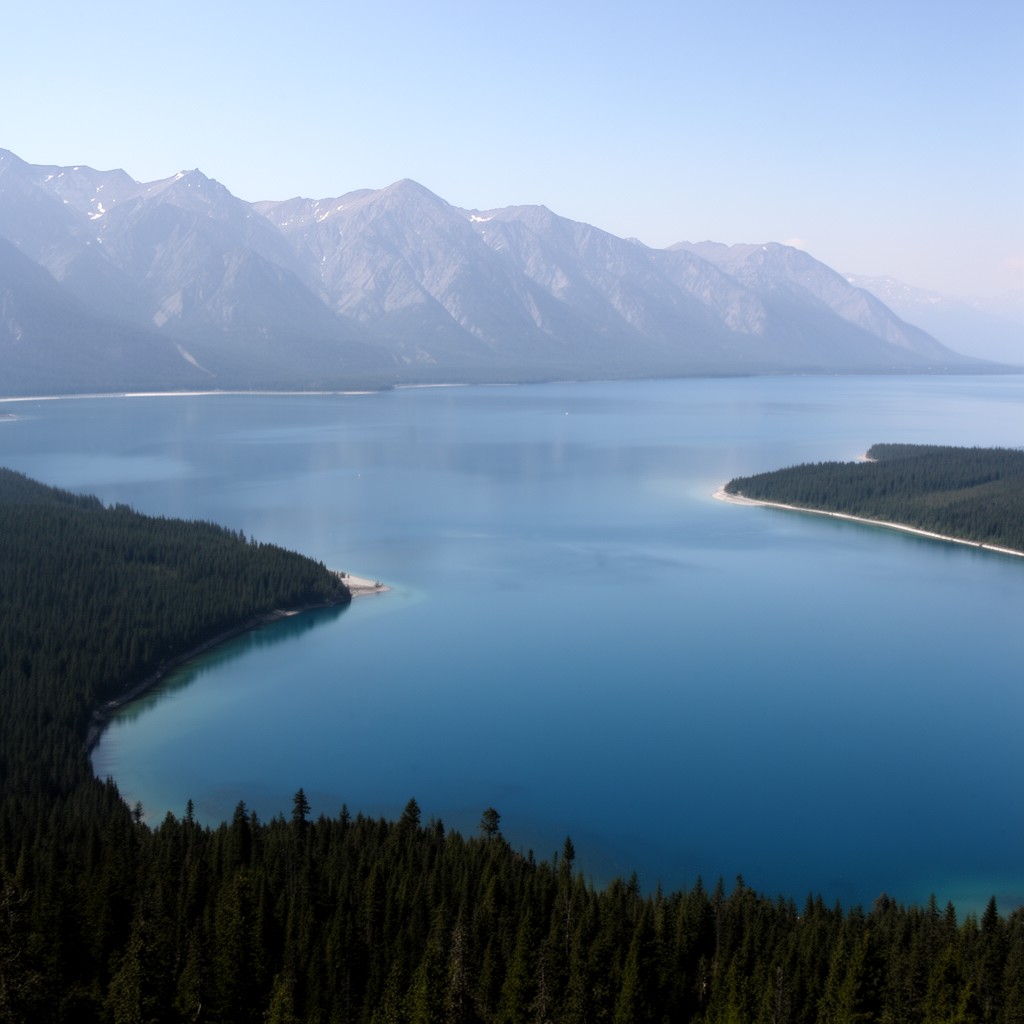 AI-generated illustration of Lake Baikal