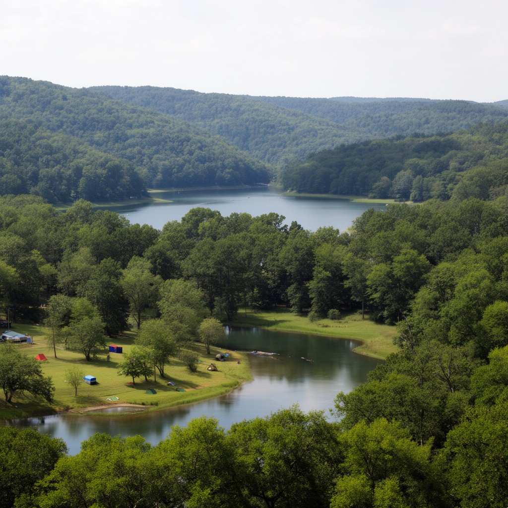 AI-generated illustration of Nolin River