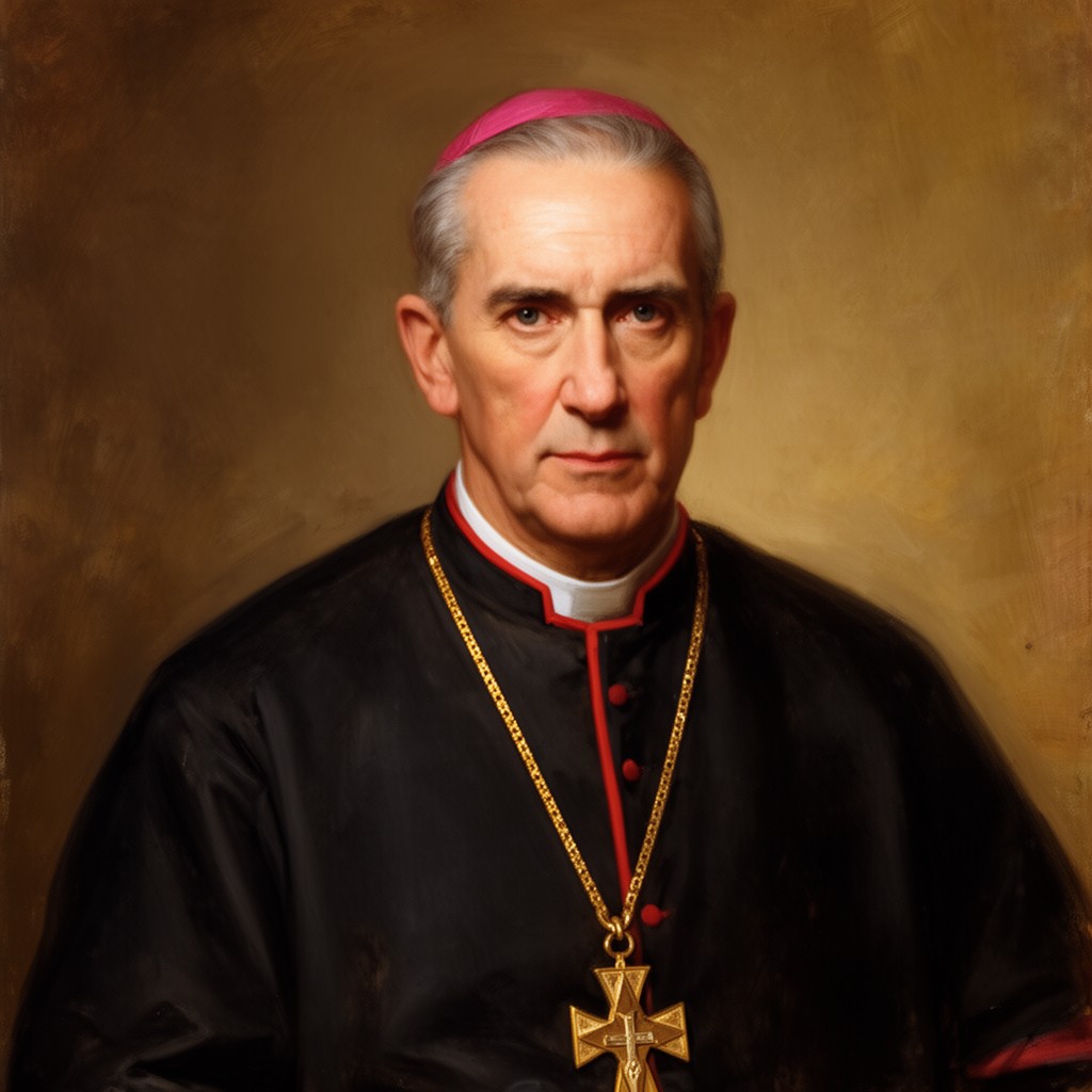 AI-generated illustration of Archbishop Manuel Rojo del Río y Vieyra