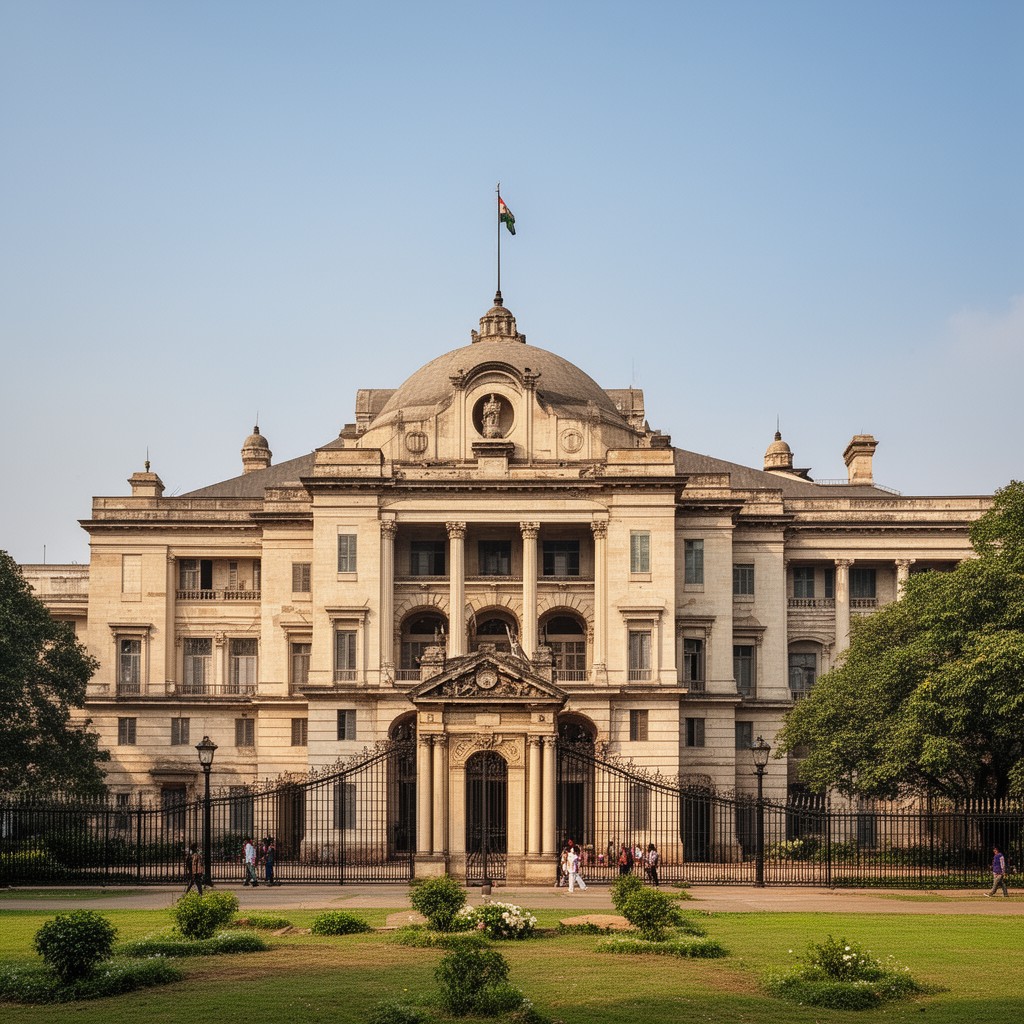 AI-generated illustration of Government House, Calcutta (Kolkata)