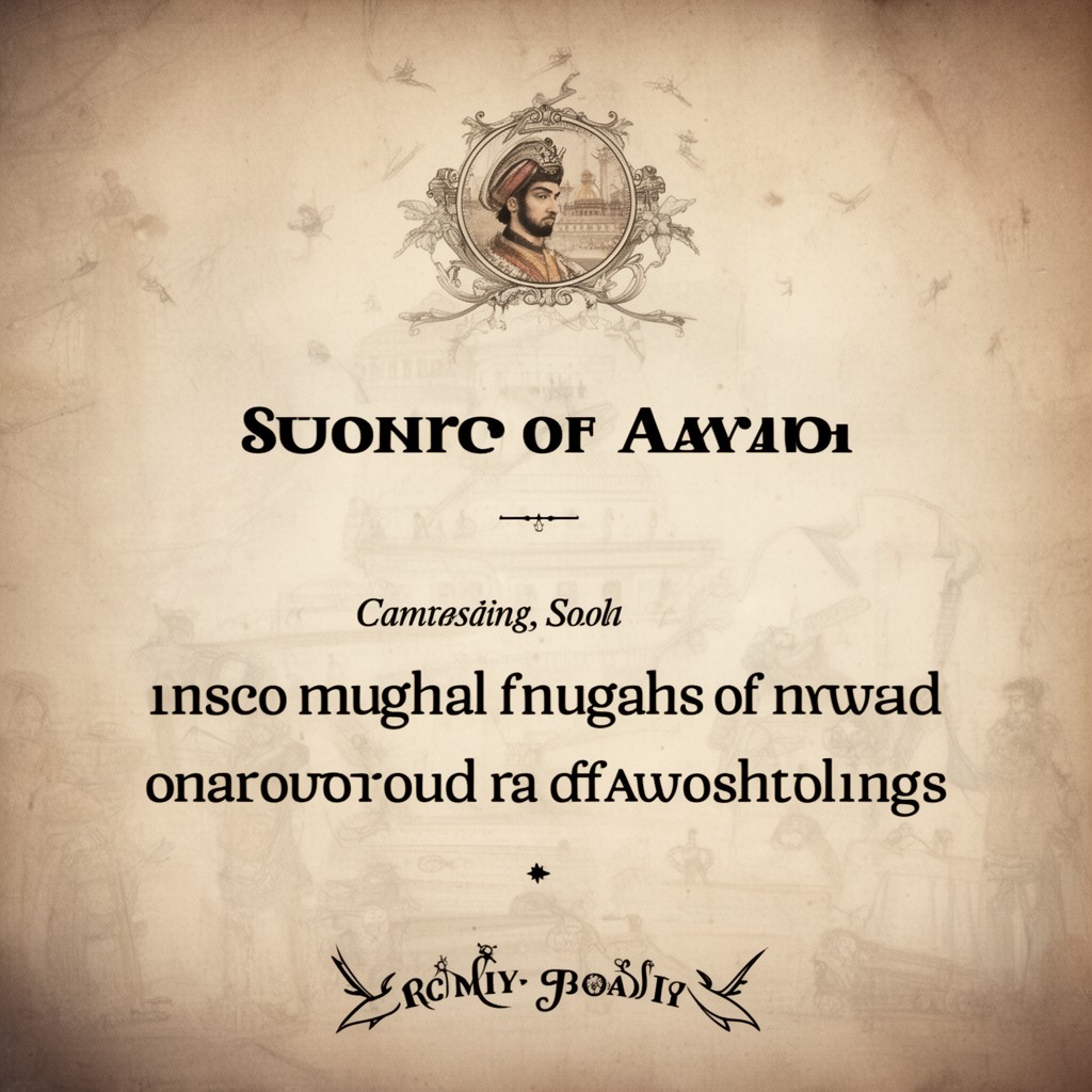AI-generated illustration of Mughal Subah of Awadh