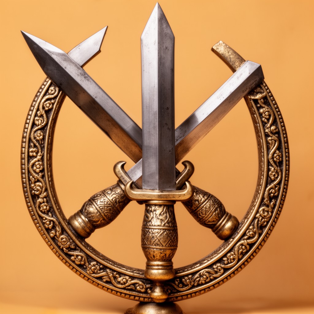 AI-generated illustration of Khanda