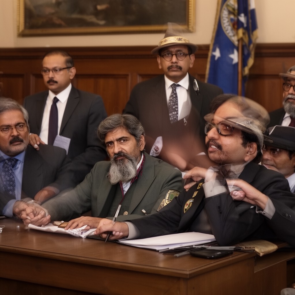 AI-generated illustration of Council of India