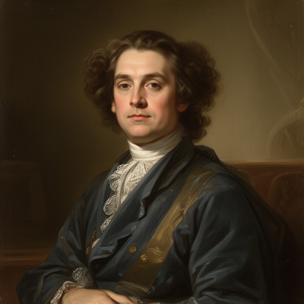 AI-generated illustration of George FitzRoy, 4th Duke of Grafton