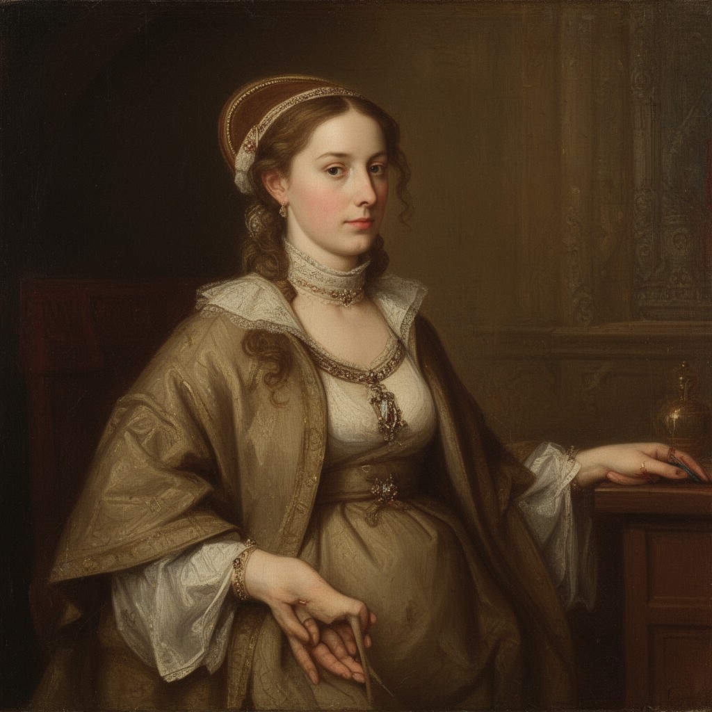AI-generated illustration of Margaret Drummond, Queen of Scots