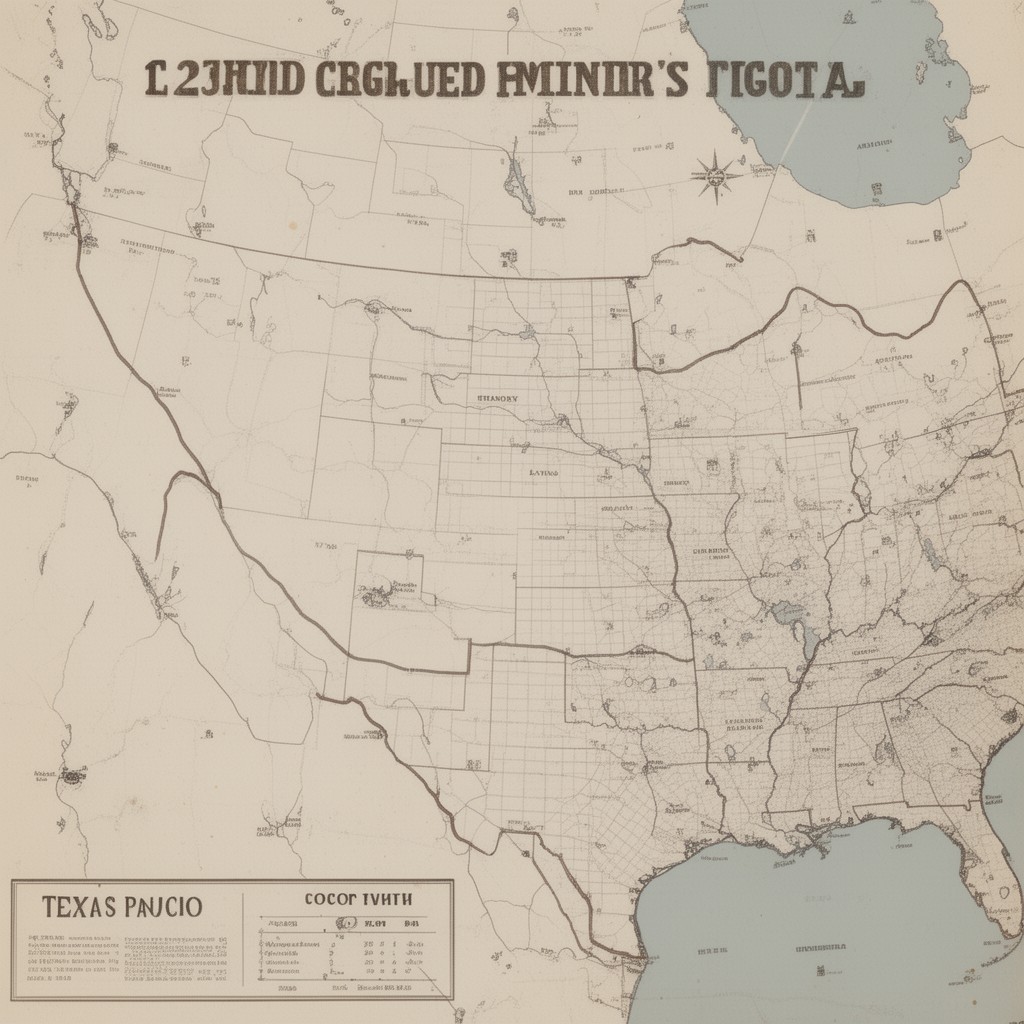 AI-generated illustration of Texas's 23rd congressional district