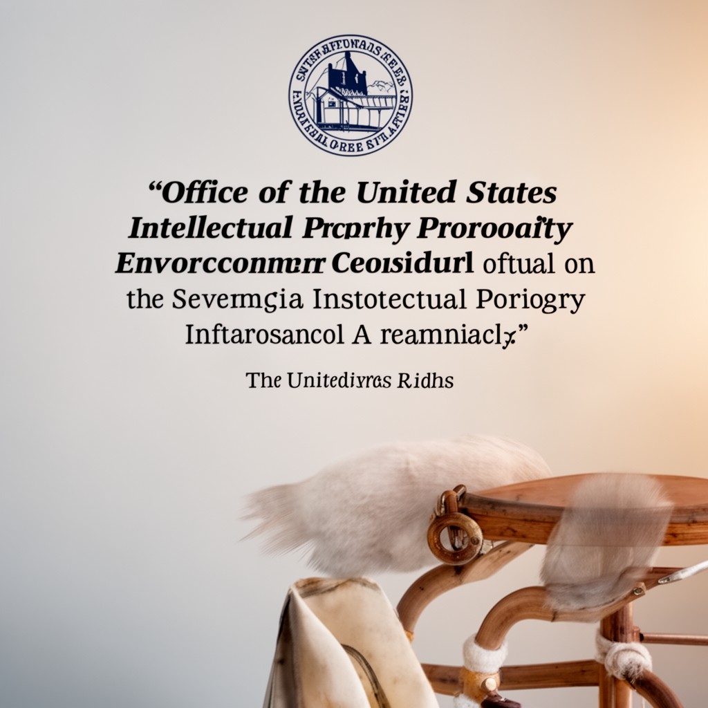 AI-generated illustration of Office of the United States Intellectual Property Enforcement Coordinator