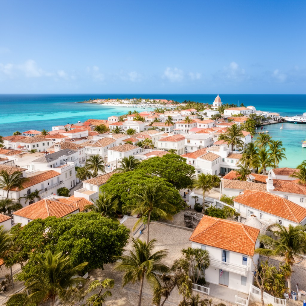 AI-generated illustration of Grand Turk Island