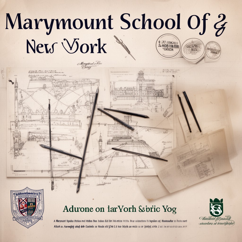 AI-generated illustration of Marymount School of New York