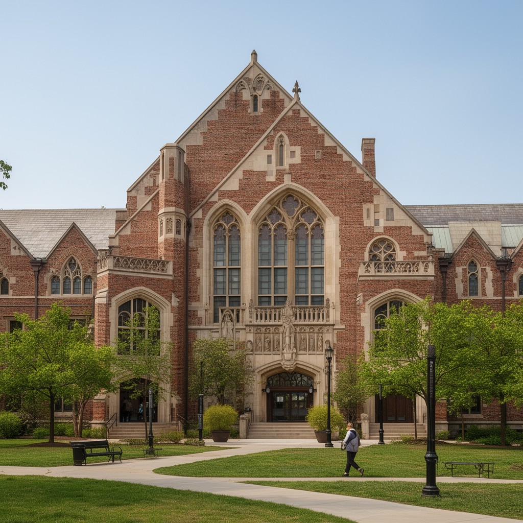 AI-generated illustration of Butler University