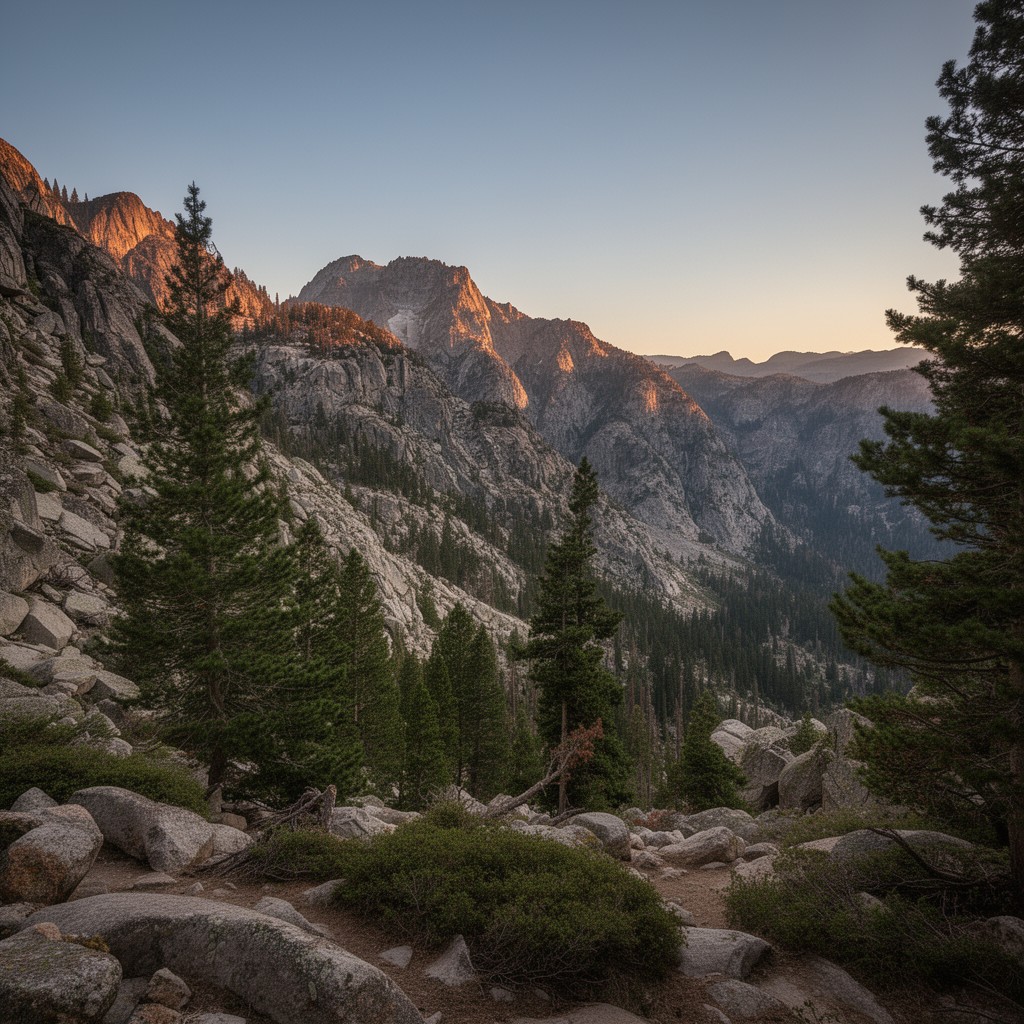 AI-generated illustration of Monarch Wilderness (partly)