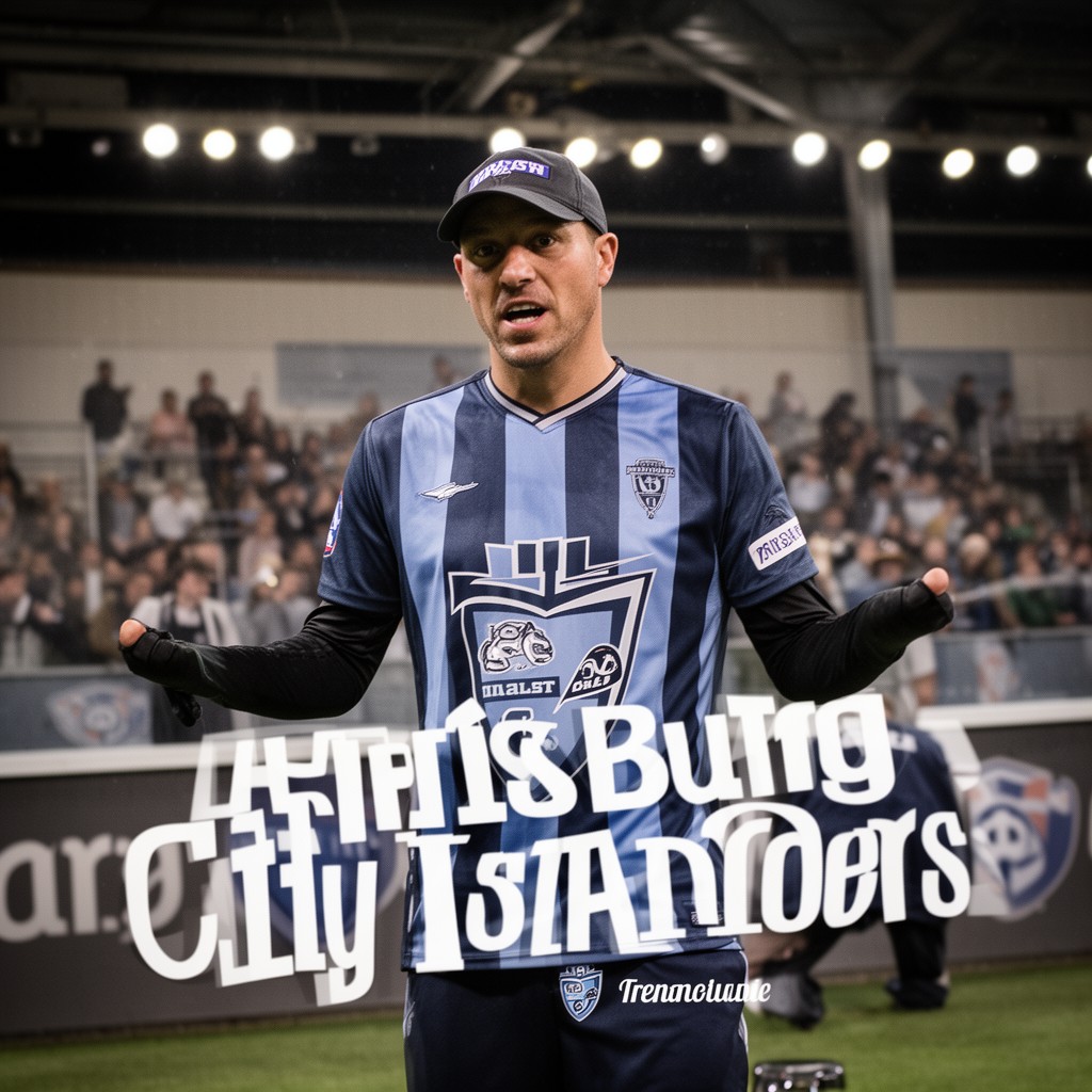 AI-generated illustration of Harrisburg City Islanders