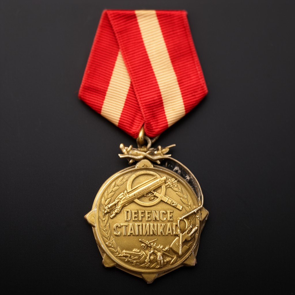 AI-generated illustration of Medal for the Defence of Stalingrad