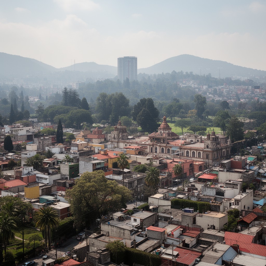 AI-generated illustration of San Miguel Chapultepec