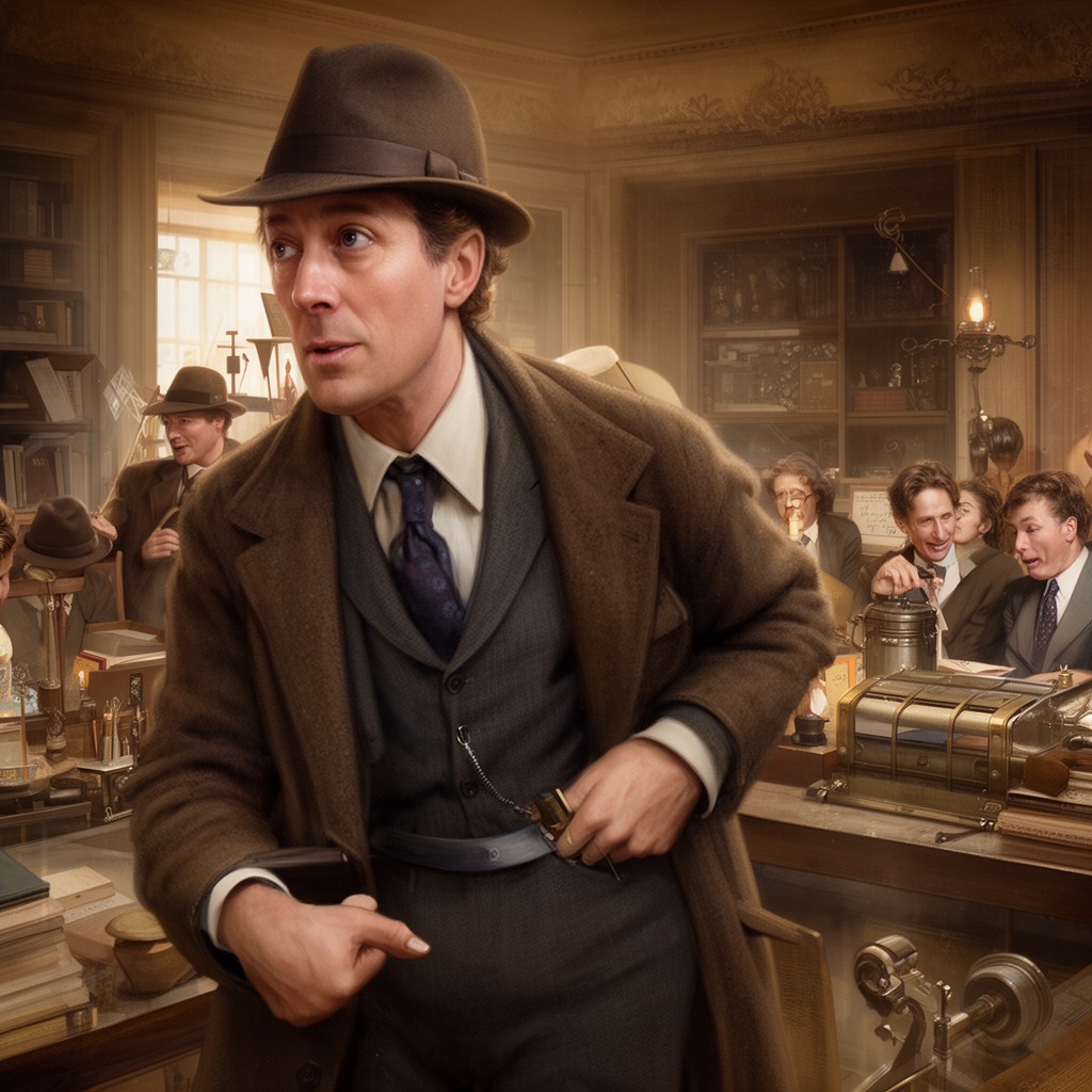 AI-generated illustration of Holmes