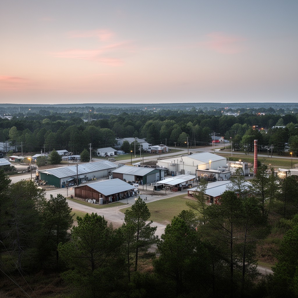 AI-generated illustration of Carroll County, Georgia