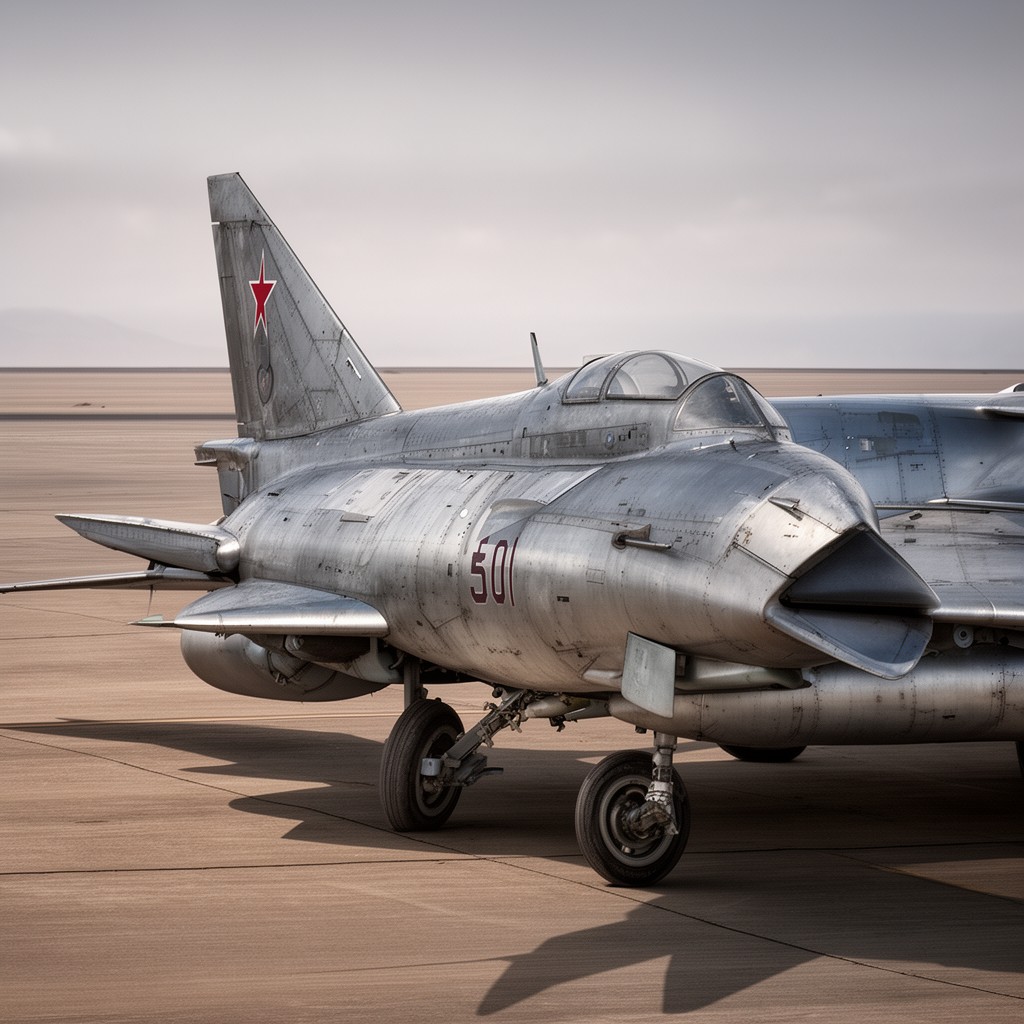 AI-generated illustration of Mikoyan-Gurevich MiG-17