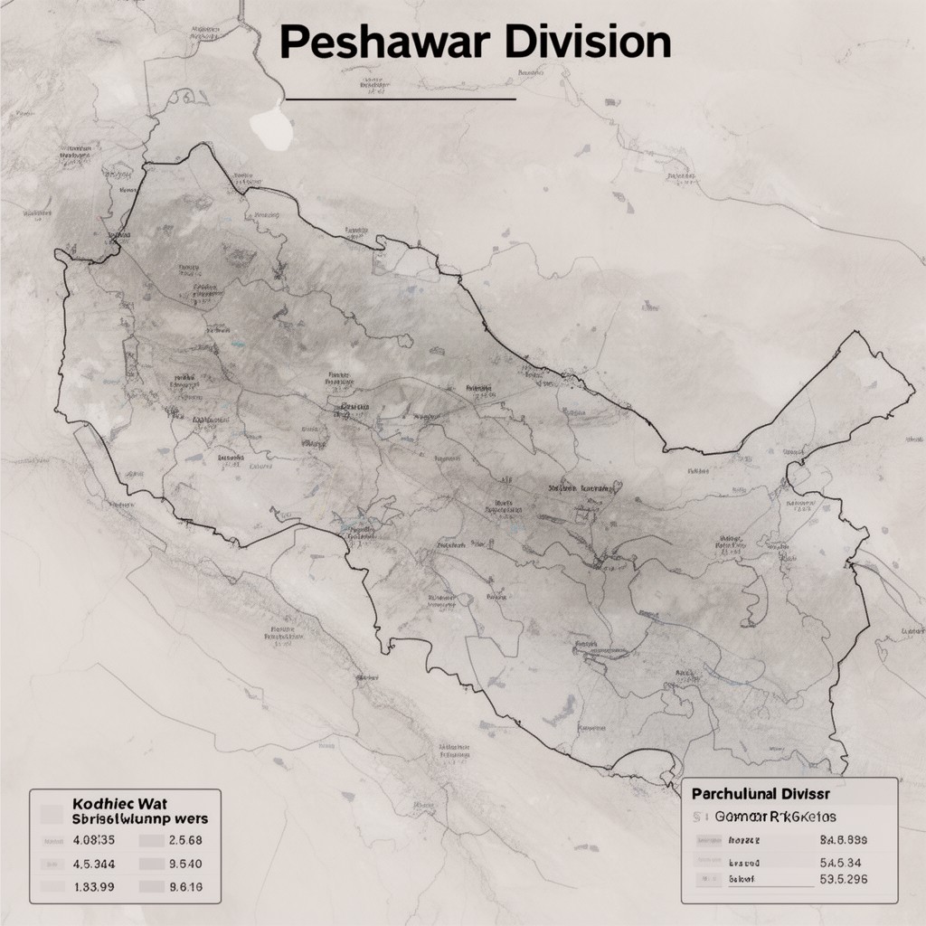 AI-generated illustration of Peshawar Division