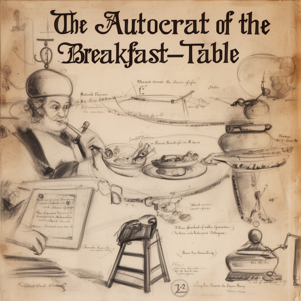 AI-generated illustration of The Autocrat of the Breakfast-Table