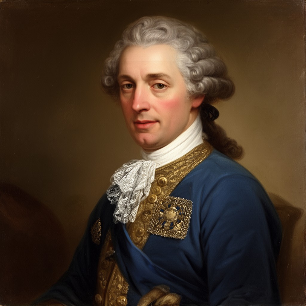 AI-generated illustration of John Campbell, 4th Earl of Loudoun