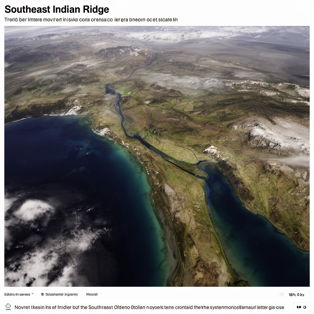 AI-generated illustration of Southeast Indian Ridge