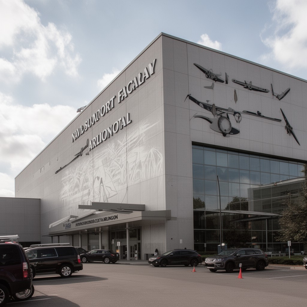 AI-generated illustration of Naval Support Facility Arlington