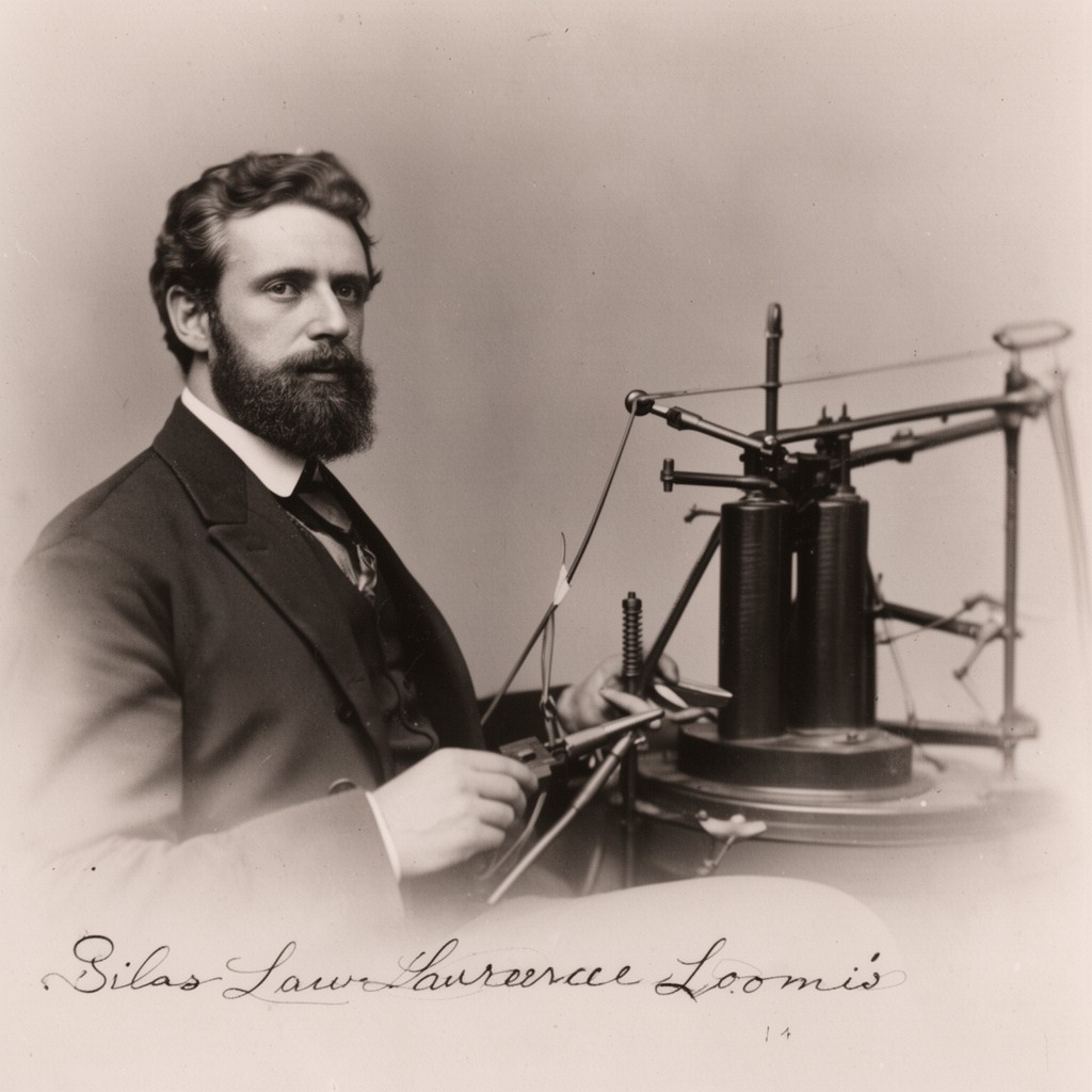 AI-generated illustration of Silas Laurence Loomis