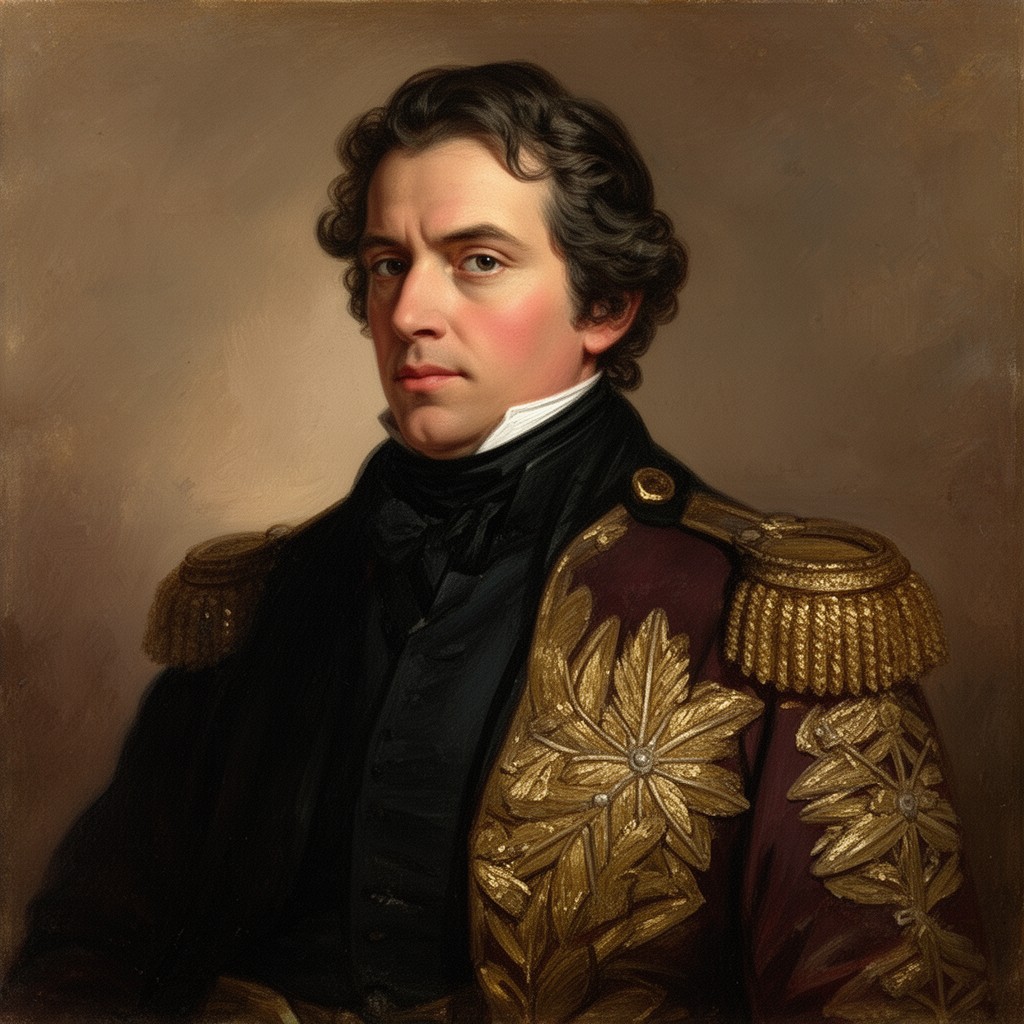 AI-generated illustration of José de la Riva-Agüero