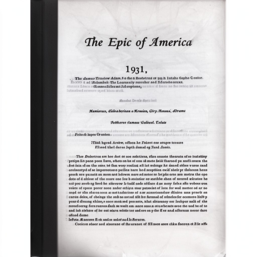AI-generated illustration of The Epic of America