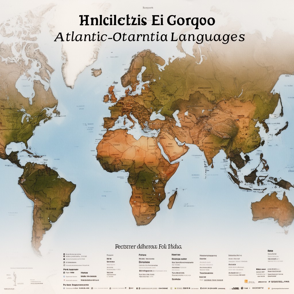 AI-generated illustration of Atlantic–Congo languages