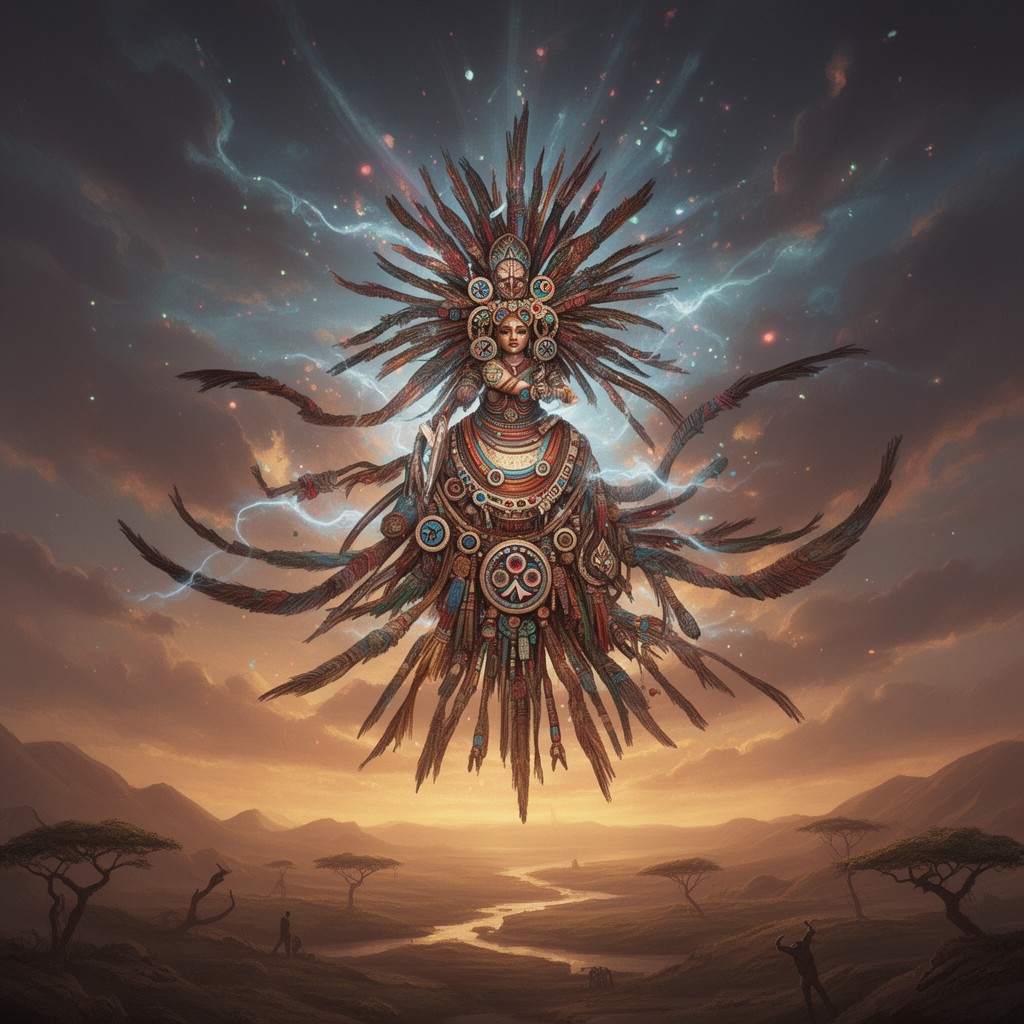 AI-generated illustration of Olodumare