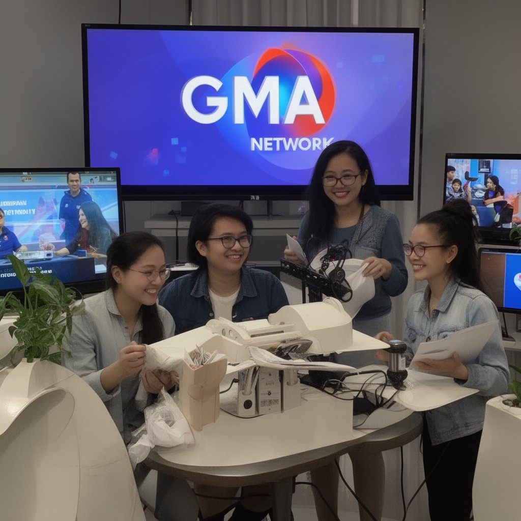 AI-generated illustration of GMA Network
