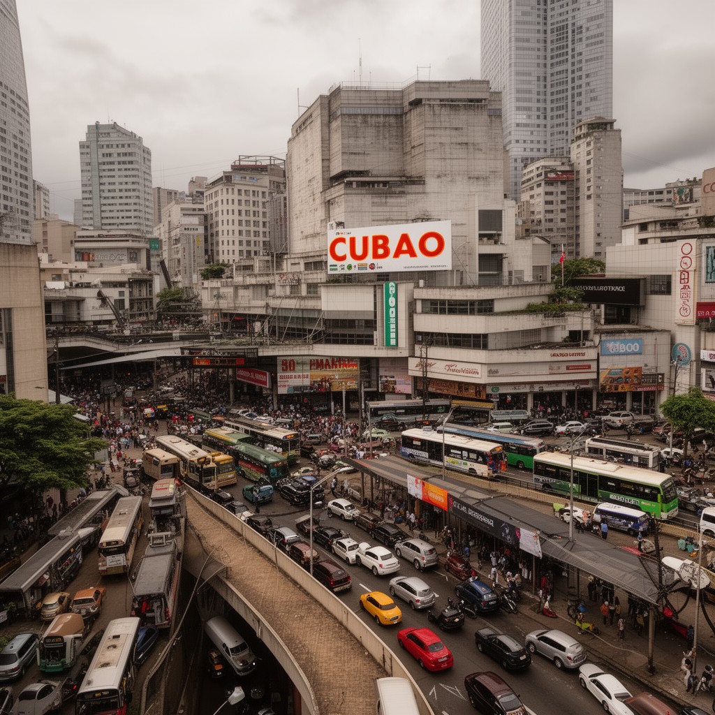 AI-generated illustration of Cubao