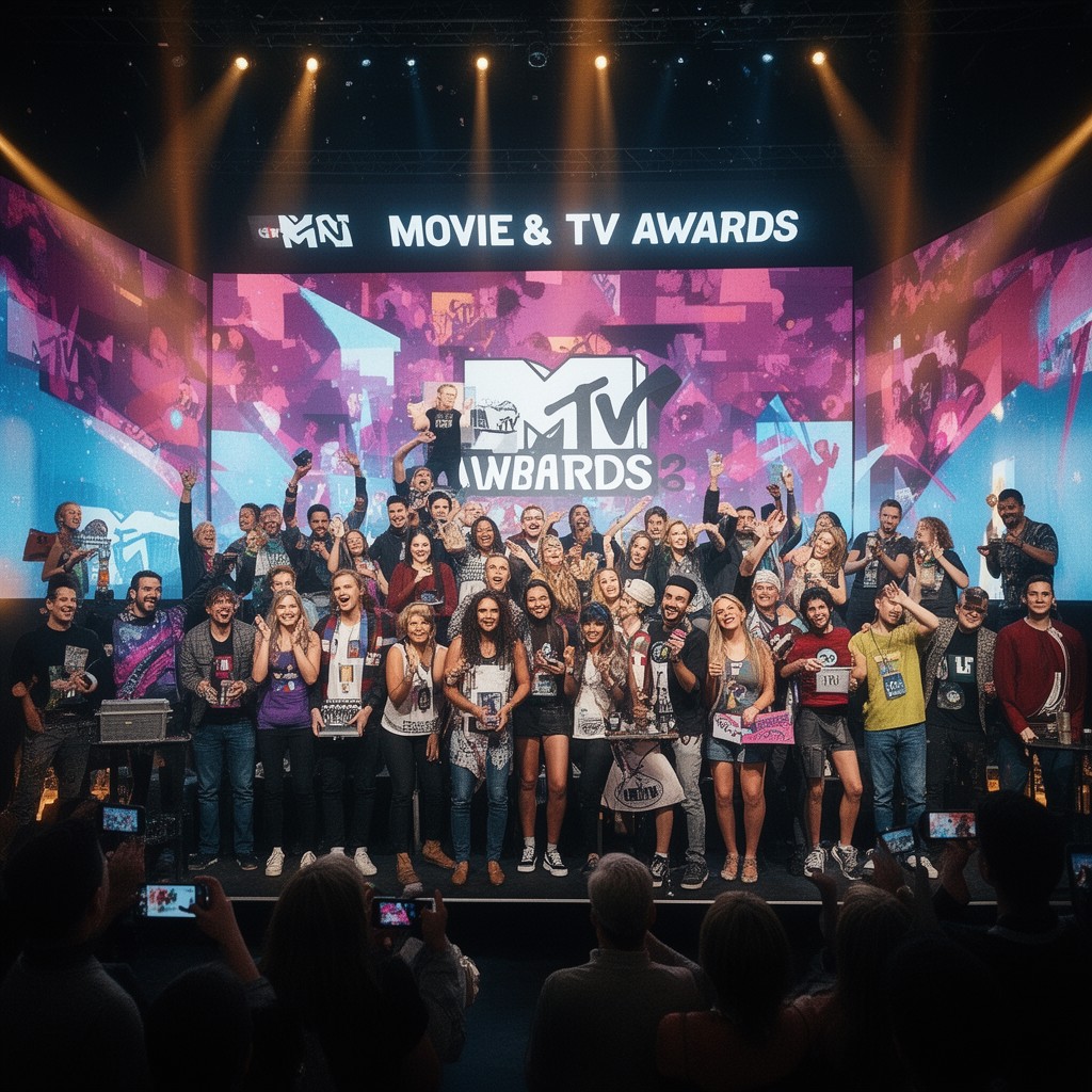 AI-generated illustration of MTV Movie & TV Awards