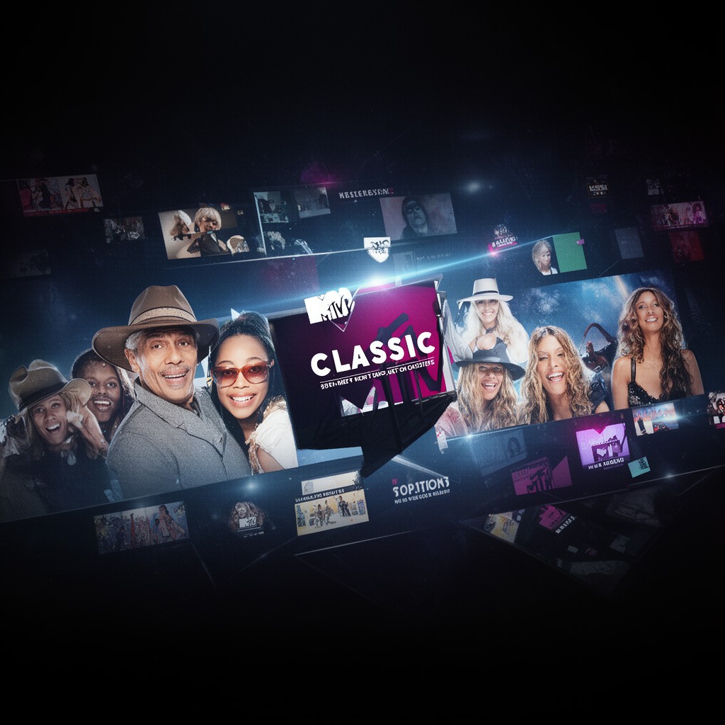 AI-generated illustration of MTV Classic
