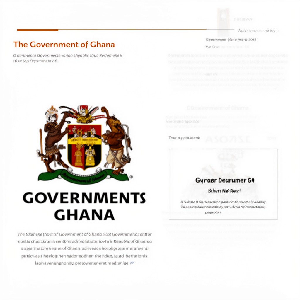 AI-generated illustration of Government of Ghana