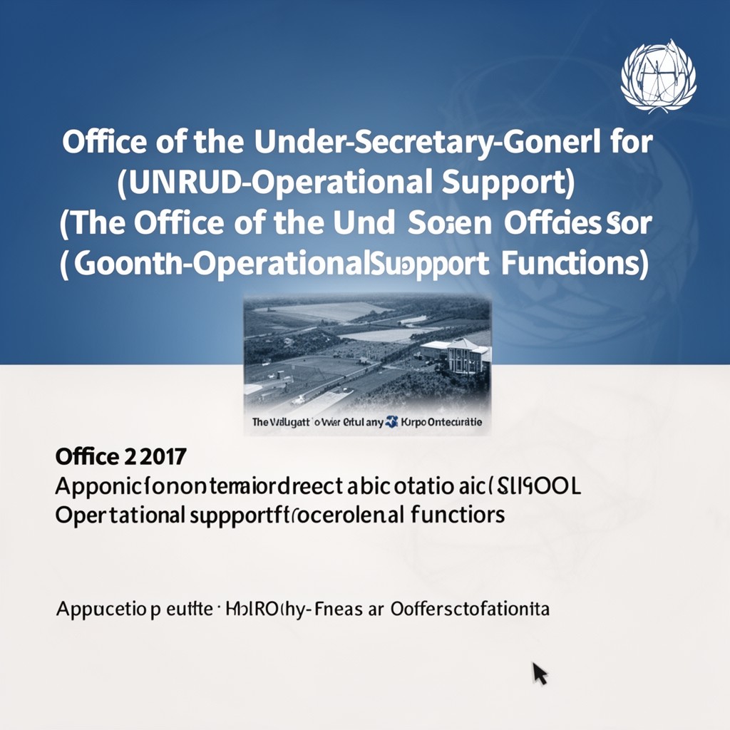 AI-generated illustration of Office of the Under-Secretary-General for Operational Support