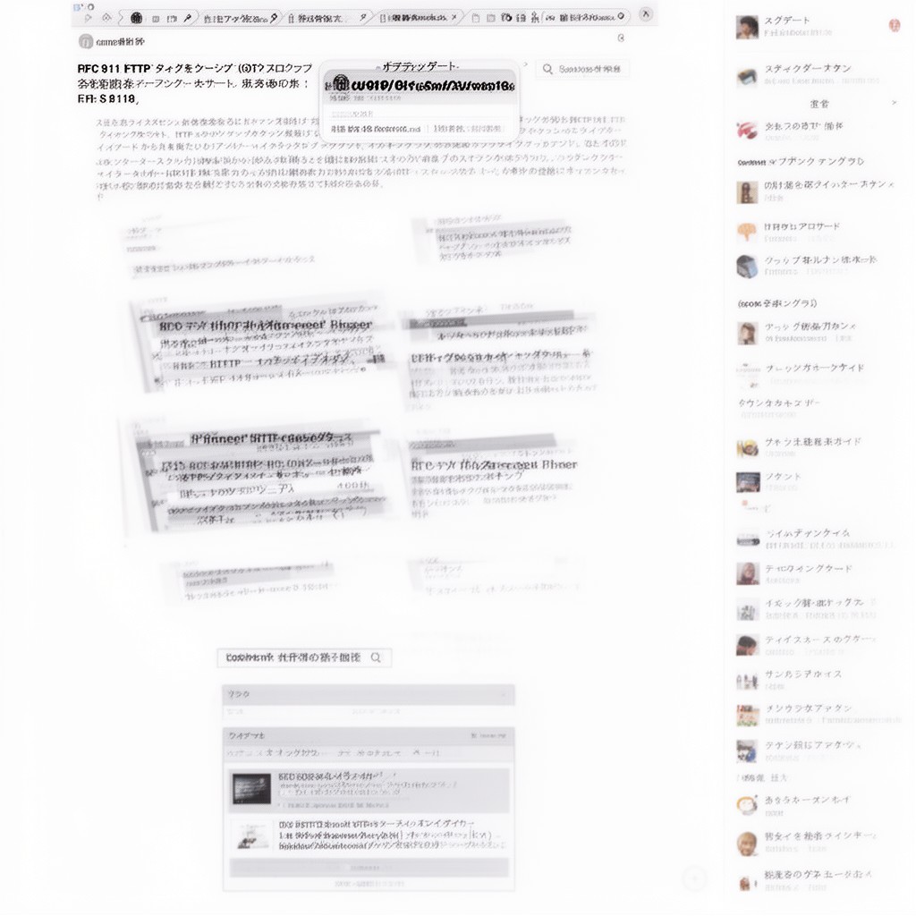 AI-generated illustration of RFC 9111