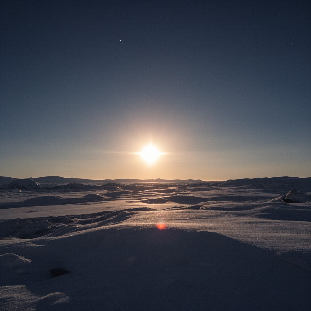 AI-generated illustration of Midnight Sun