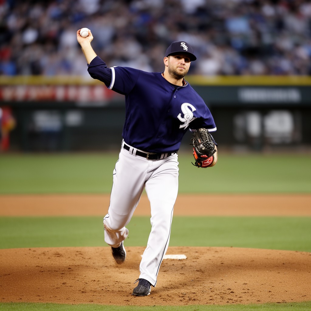AI-generated illustration of Mark Buehrle