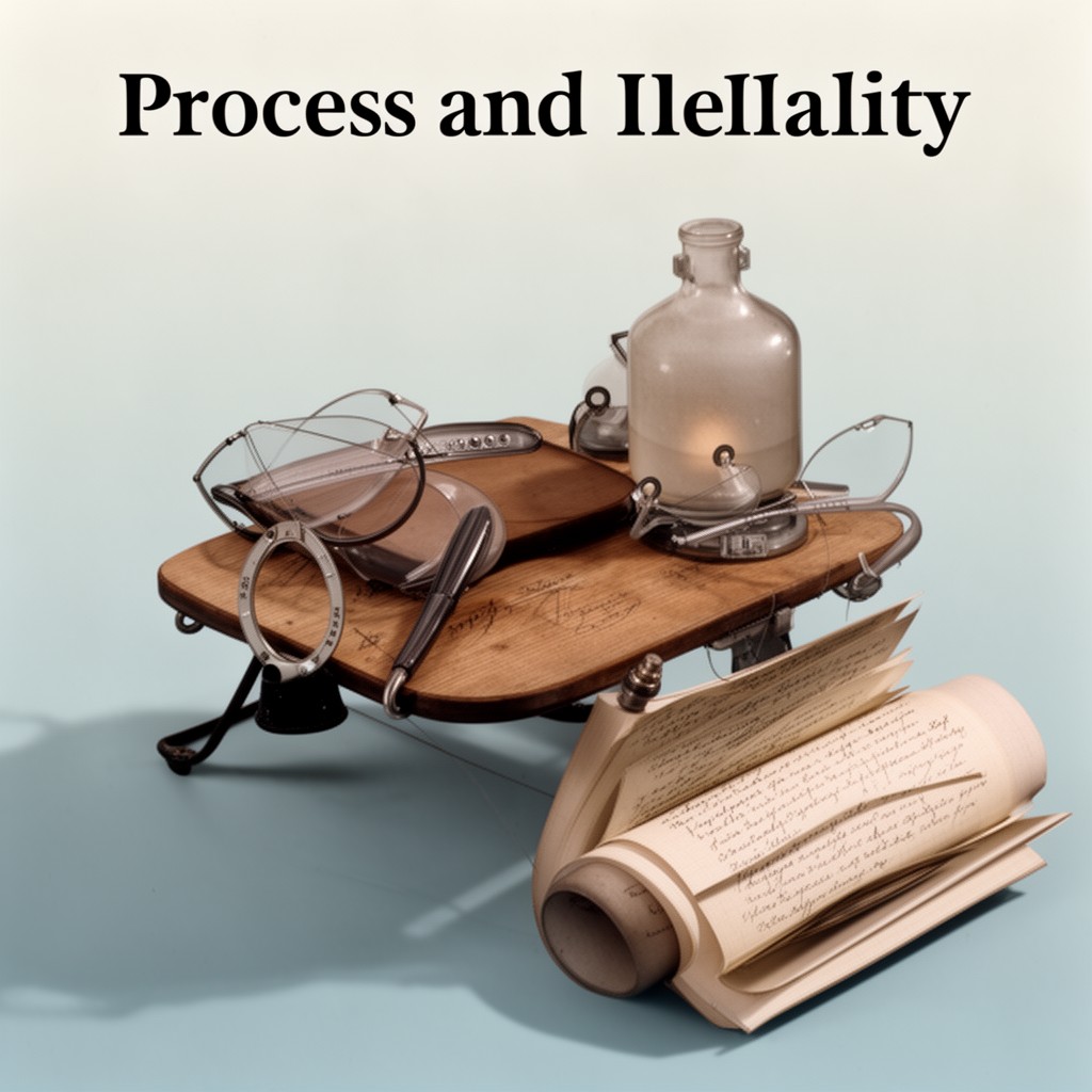 AI-generated illustration of Process and Reality