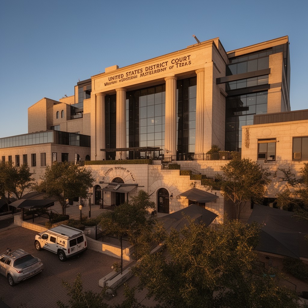 AI-generated illustration of United States District Court for the Western District of Texas