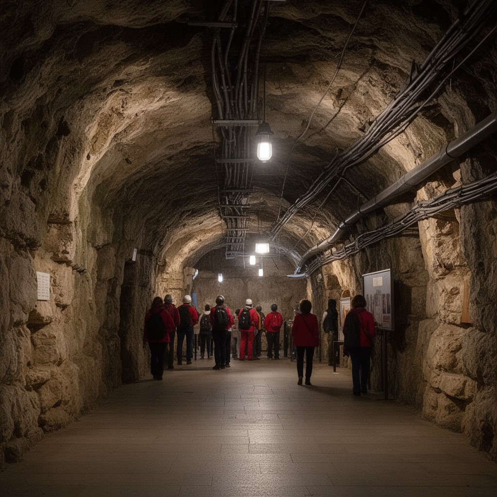 AI-generated illustration of Great Siege Tunnels