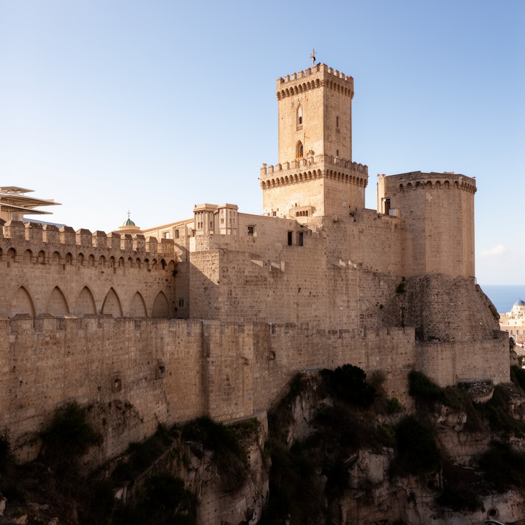 AI-generated illustration of Moorish Castle