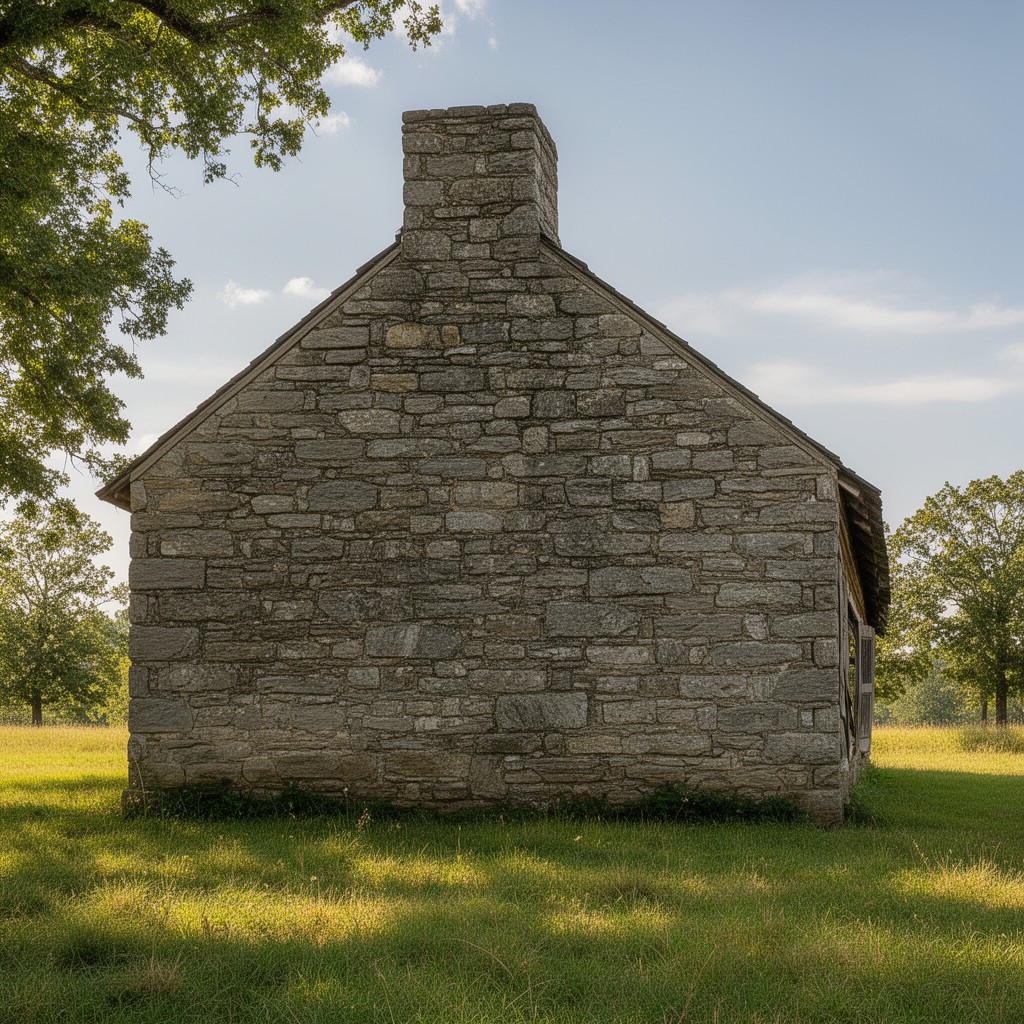 AI-generated illustration of Stone House